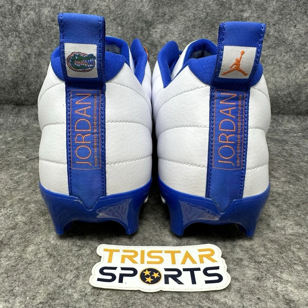 Florida Gators Football Cleats Mens Sz 18 Jordan 12 Alpha 3 PE Low FJ6218-147